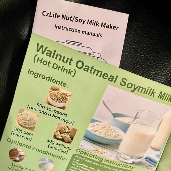 N7 Nut Milk Maker, 50oz 1.5L Automatic Oat Almond Soy Hemp Machine CZlife O-Box - Picture 10 of 14
